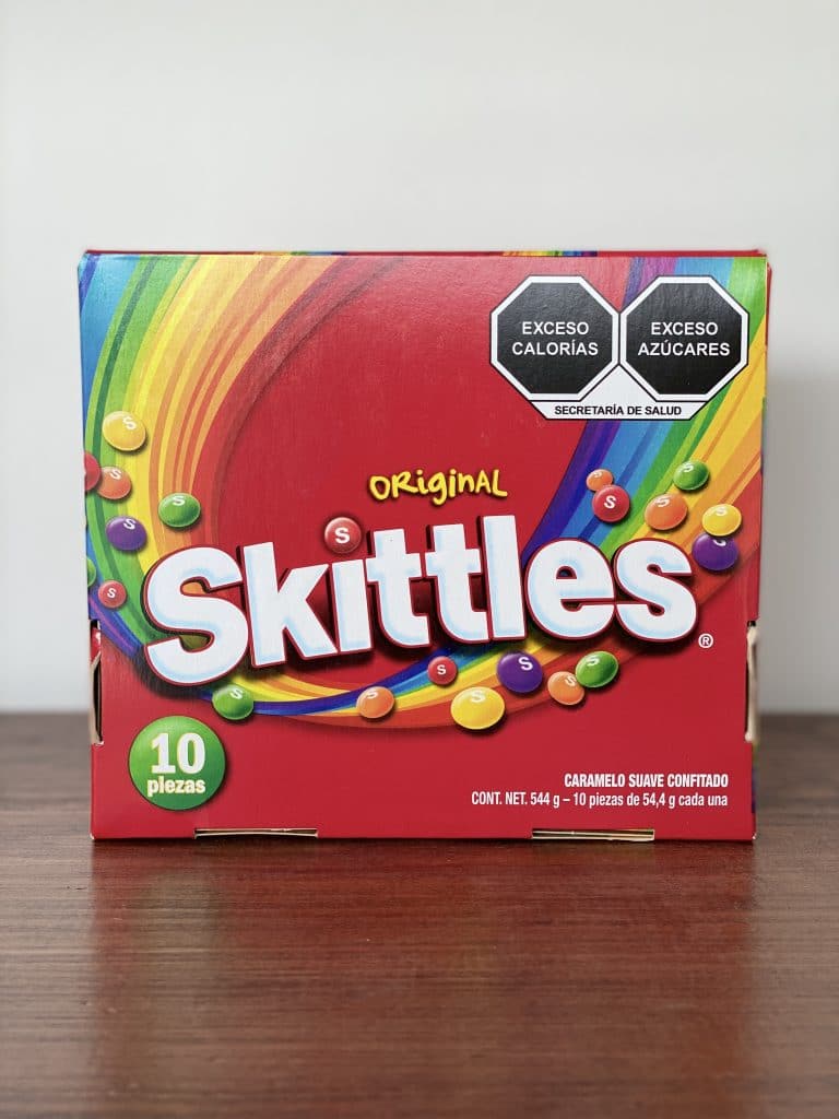 Paquete Skittles 10 piezas