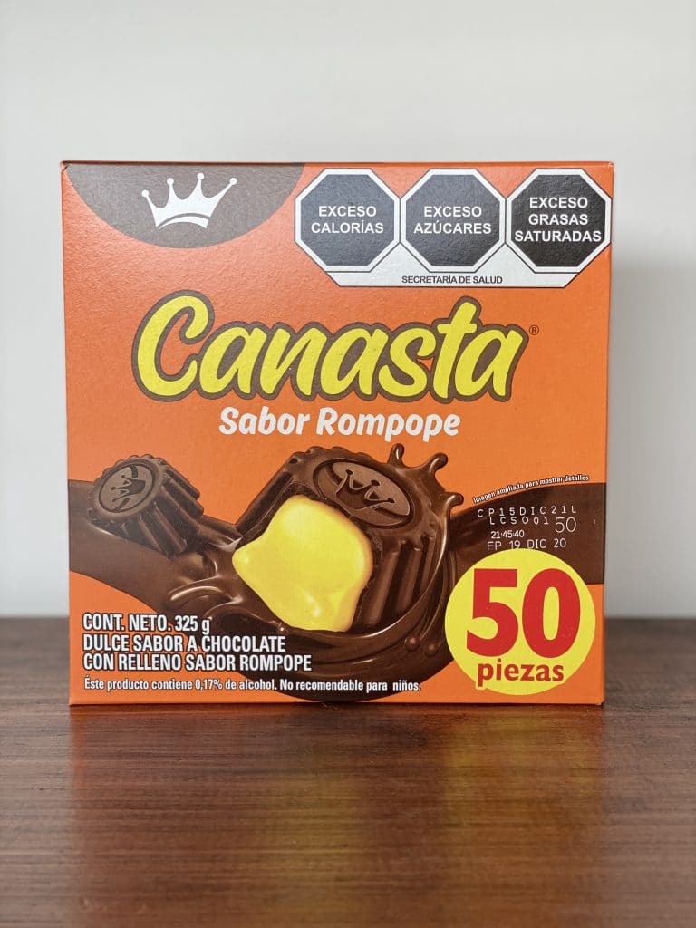 Chocolate canasta 50 piezas